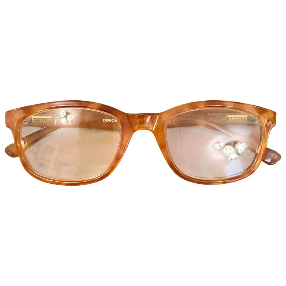 Peepers Last Word Readers +2.50 in Peach Tortoise Shell Gently Used w Case